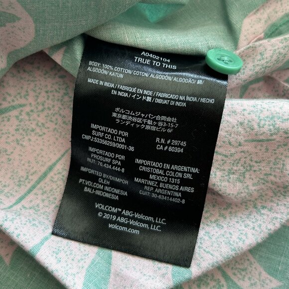 NWT Volcom x OBX Wintergreen Your BF’s Shirt ALT ASO Sarah Cameron - Picture 8 of 13